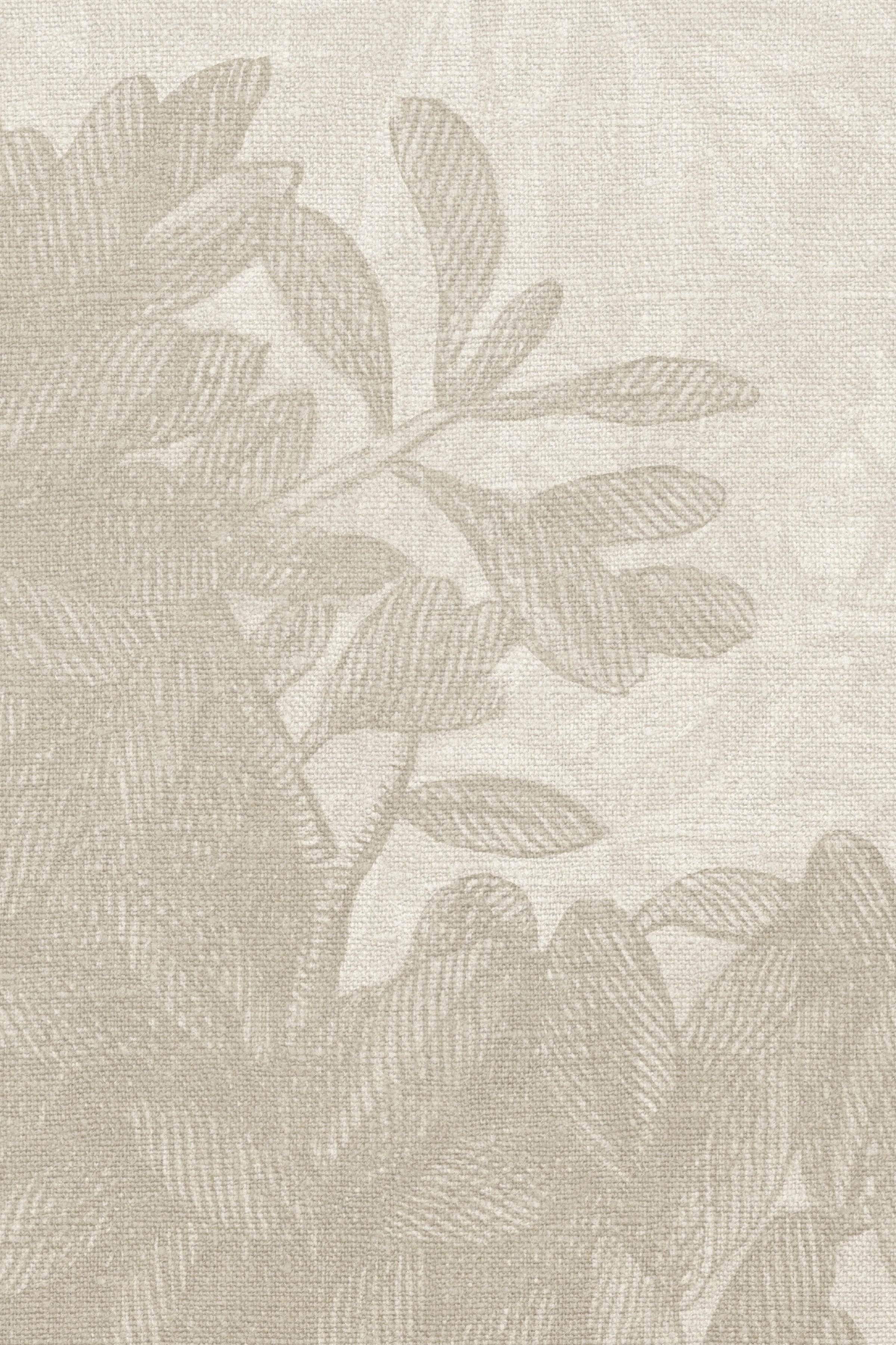 Charles Mural wall mural by Sandberg – forest & woodland design, Beige – close-up of the print and texture