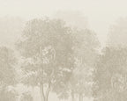 Charles Mural wall mural by Sandberg – forest & woodland design, Beige – flat swatch showing the repeat