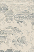 Bonnie wallpaper by Sandberg – sky & clouds design, Blue – close-up of the print and texture