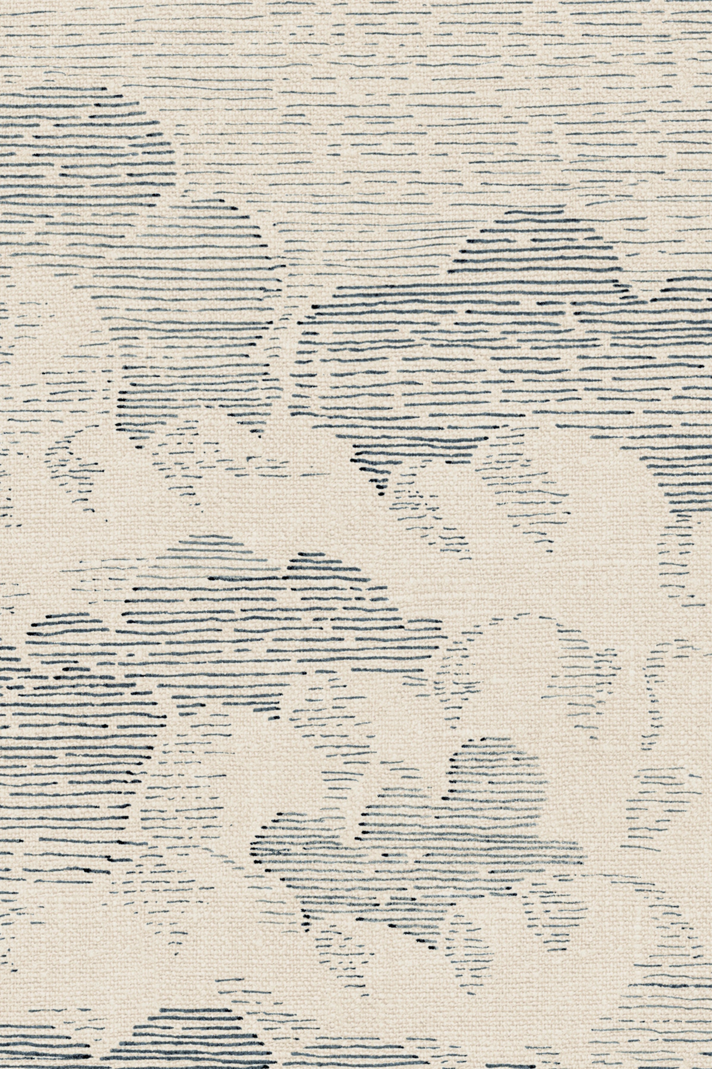 Bonnie wallpaper by Sandberg – sky & clouds design, Blue – close-up of the print and texture