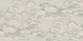 Bonnie wallpaper by Sandberg – sky & clouds design, Blue – flat swatch showing the repeat