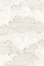 Bonnie wallpaper by Sandberg – sky & clouds design, Beige – Sand – close-up of the print and texture, view 3