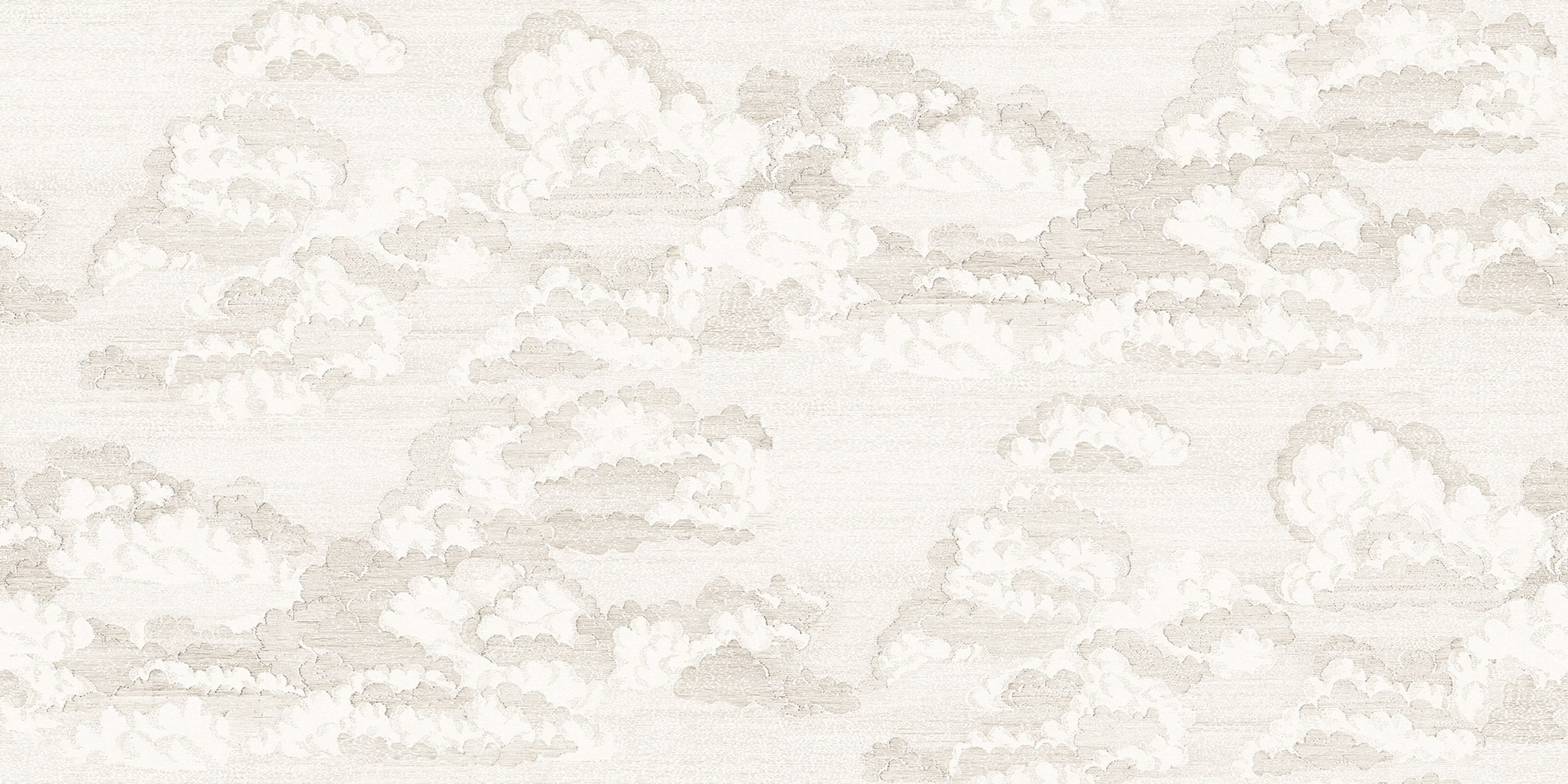 Bonnie wallpaper by Sandberg – sky & clouds design, Beige – Sand – flat swatch showing the repeat, view 3