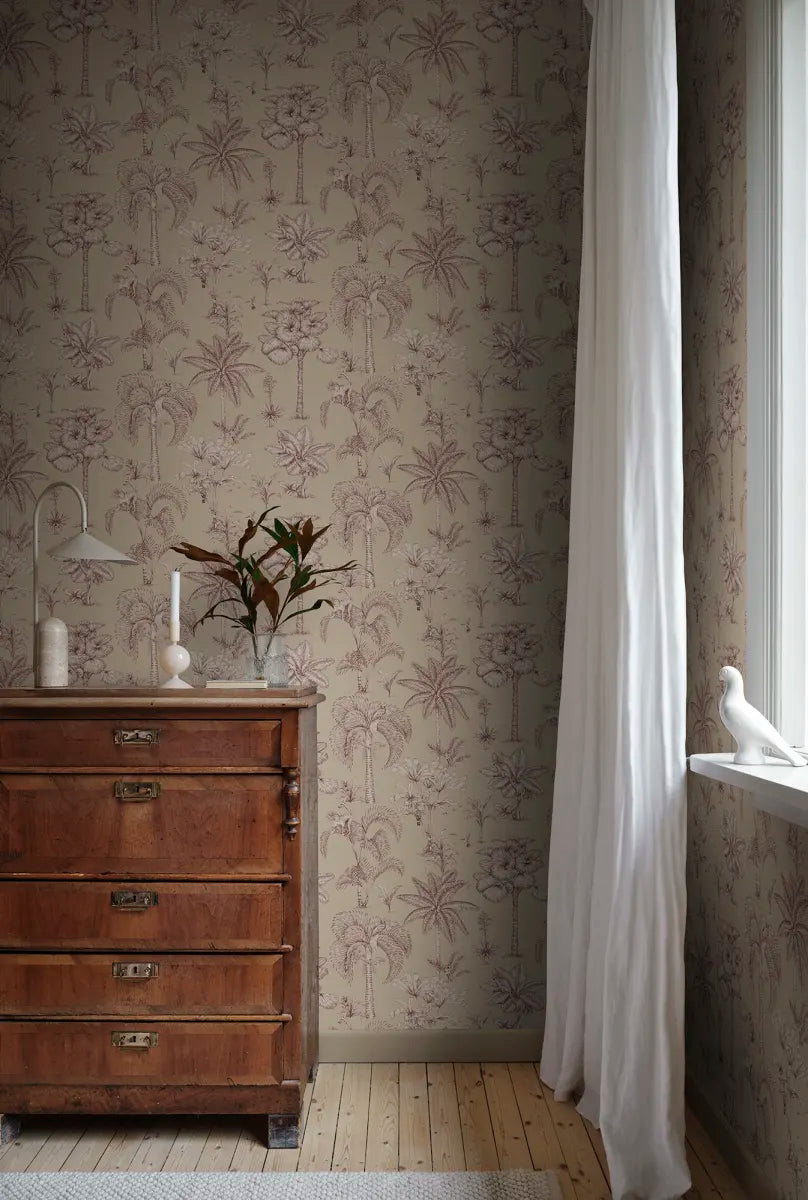 Adele wallpaper by Sandberg in a room setting