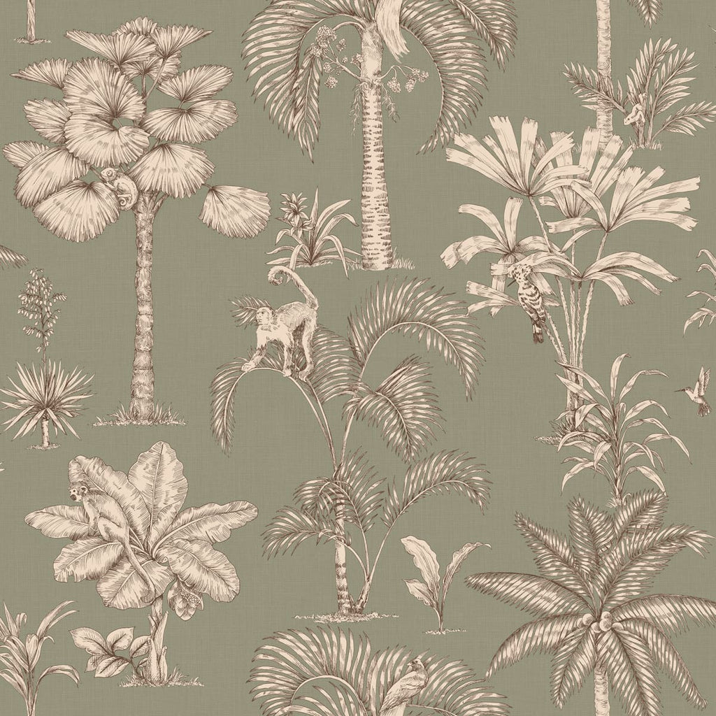 Adele Green wallpaper by Sandberg – botanical design