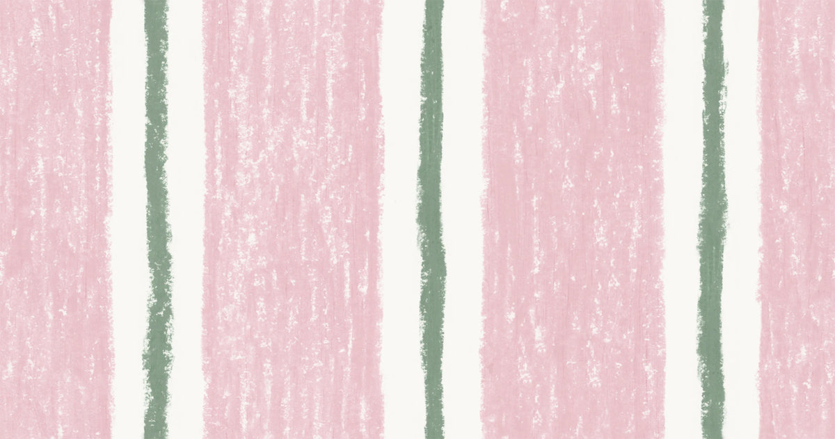 Albin wallpaper by Sandberg – stripe design, Pink – flat swatch showing the repeat, view 4