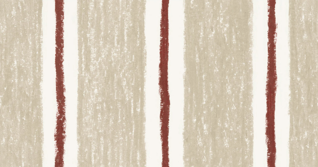 Albin wallpaper by Sandberg – stripe design, Beige – flat swatch showing the repeat