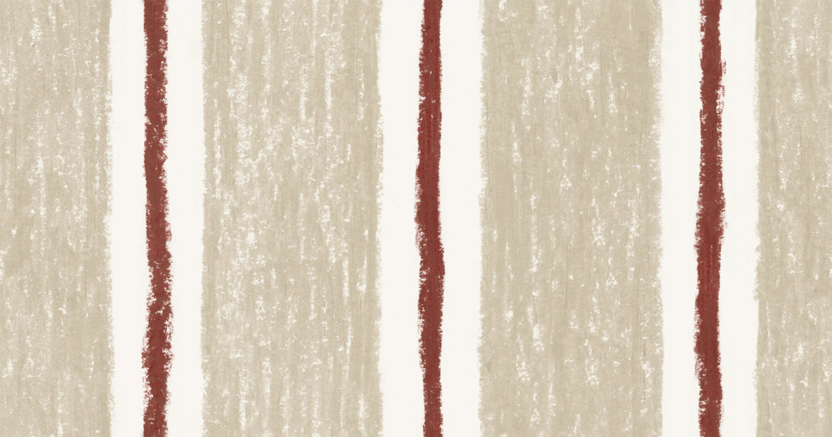 Albin wallpaper by Sandberg – stripe design, Beige – flat swatch showing the repeat