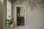 Wisteria wall mural by Sandberg – floral design, Blue