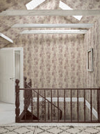 Carla wallpaper by Sandberg in a room setting