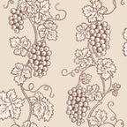 Carla Burgundy wallpaper by Sandberg – botanical design