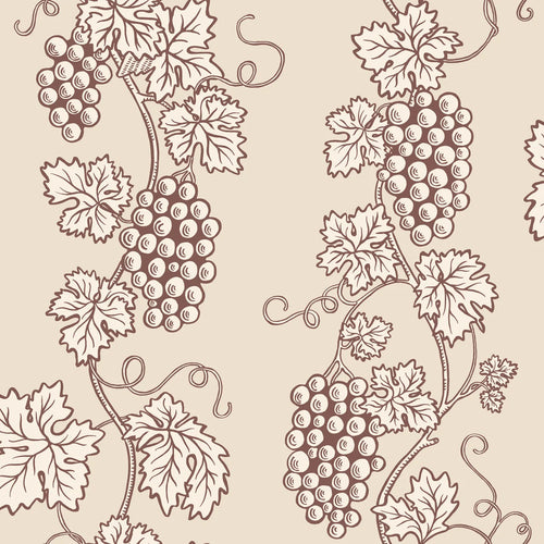Carla Burgundy wallpaper by Sandberg – botanical design