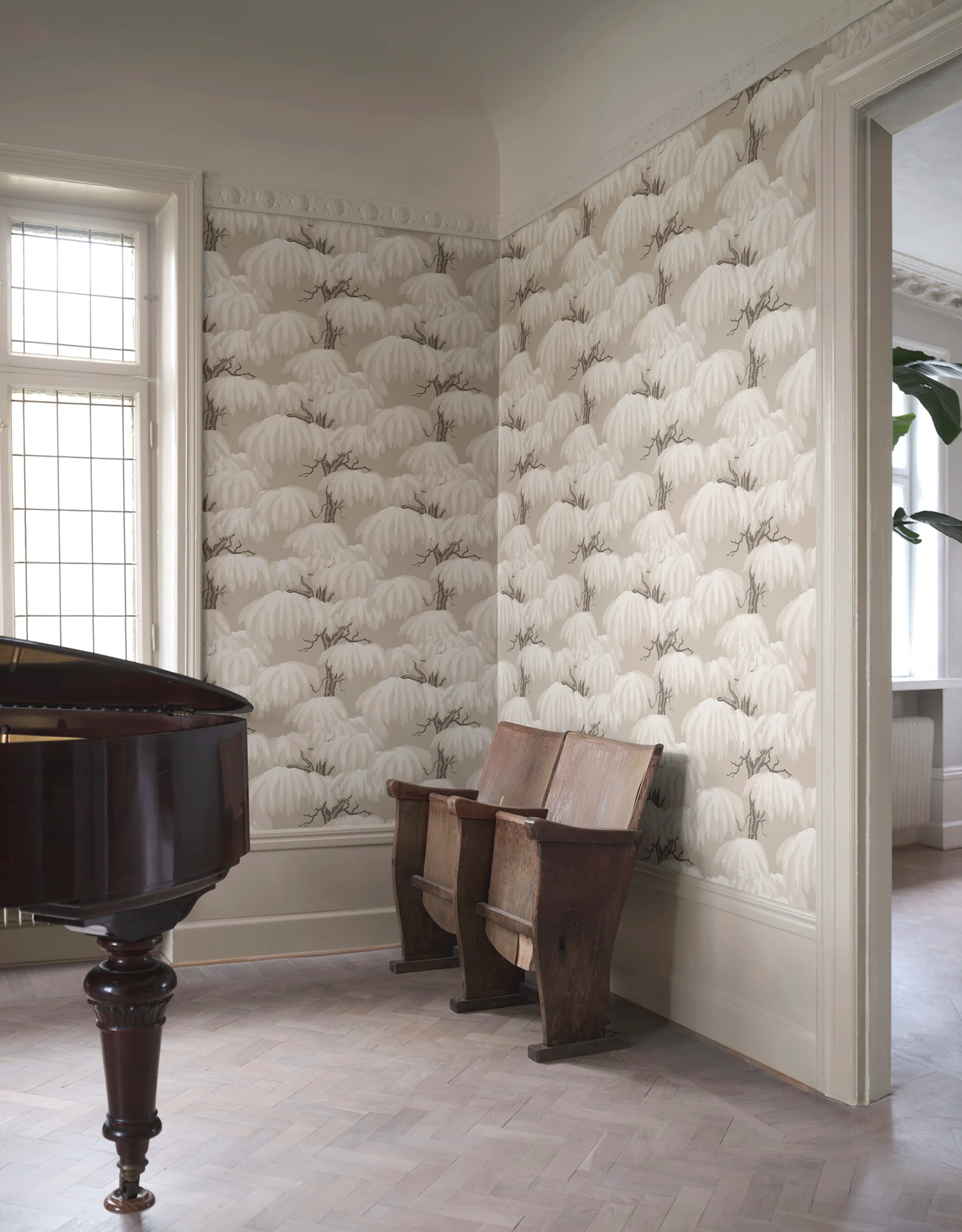 Alba wallpaper by Sandberg in a room setting
