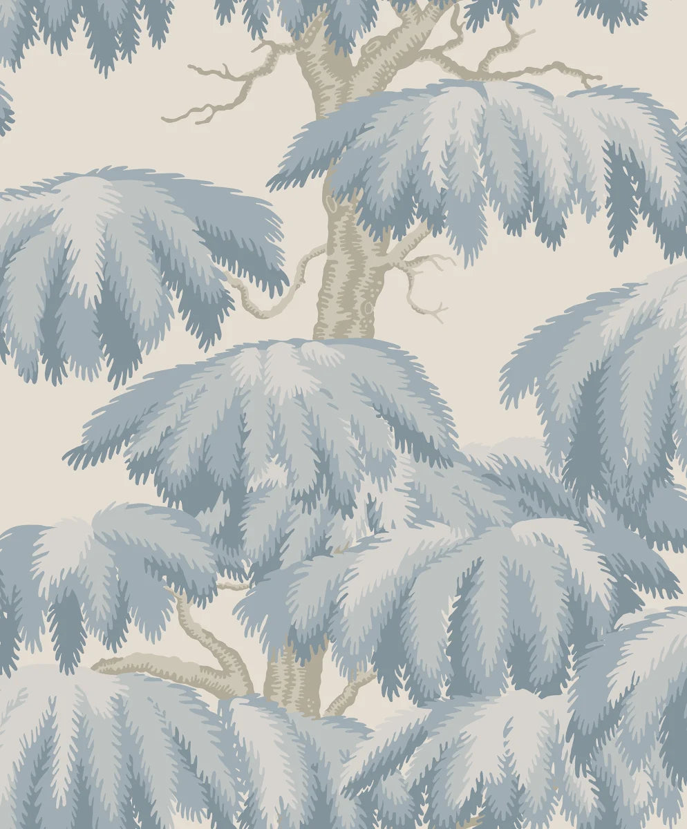 Alba Light Blue wallpaper by Sandberg – botanical design