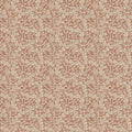 Coral wallpaper by Sandberg, flat swatch of an ivory coral-branch pattern on a terracotta-clay ground