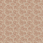 Coral wallpaper by Sandberg, flat swatch of an ivory coral-branch pattern on a terracotta-clay ground