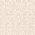 Coral wallpaper by Sandberg, flat swatch of a delicate ivory coral-branch and dotted-sprig pattern on a soft beige ground
