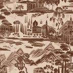 Lake Como Brown wallpaper by Sandberg – botanical design