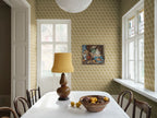Chiara wallpaper by Sandberg – geometric design, Yellow – Honey