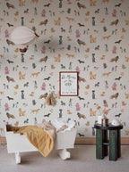 Taiga Dogs & Friends wallpaper mural – view 8