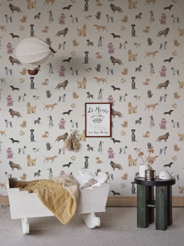 Taiga Dogs & Friends wallpaper mural – view 8