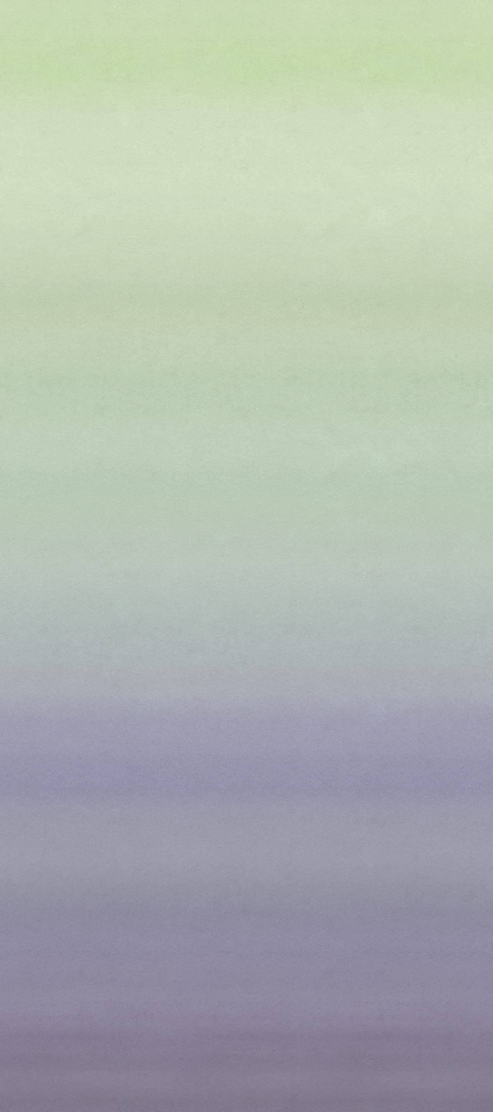 Skymning wall mural by Sandberg, flat panel of the ombré sky graduating from soft green to dusty lilac purple