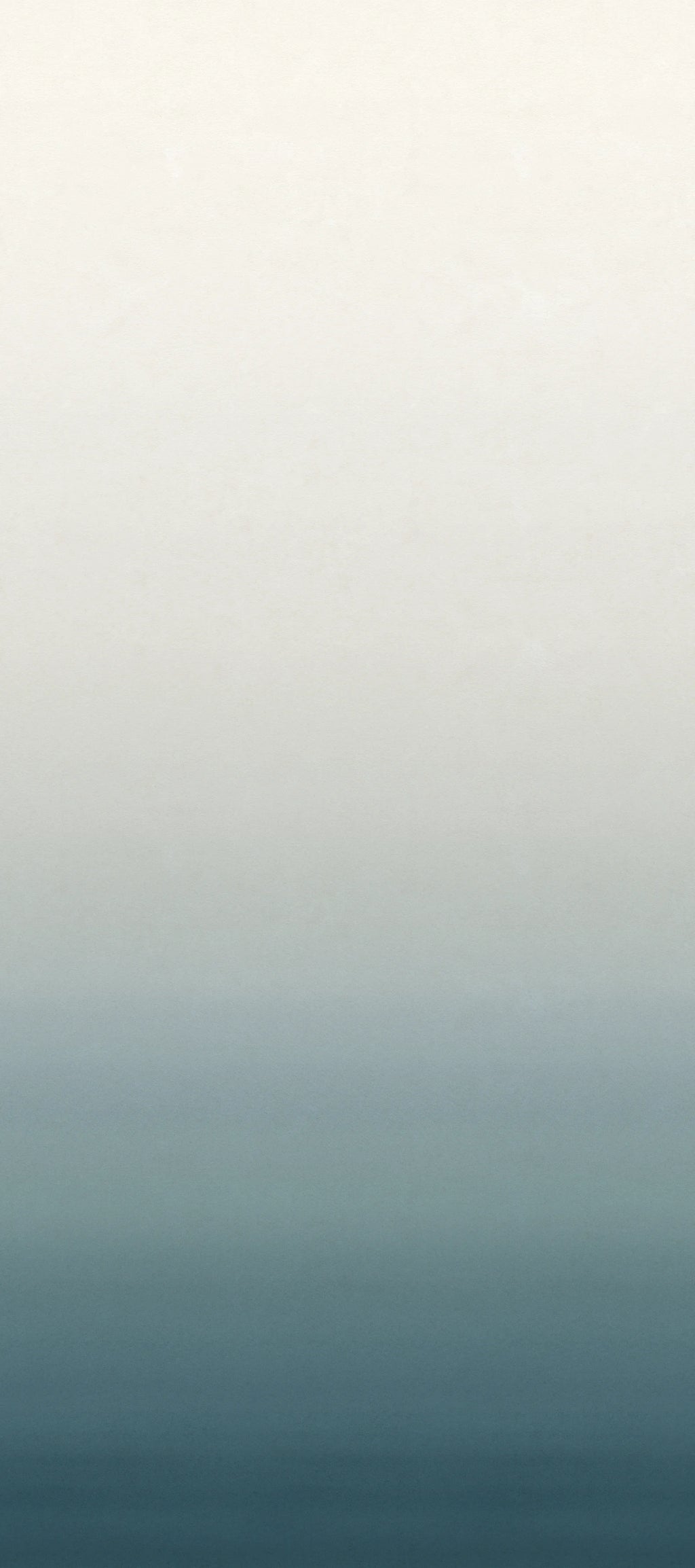 Skymning wall mural by Sandberg, flat panel of the ombré sky graduating from cream to soft teal blue