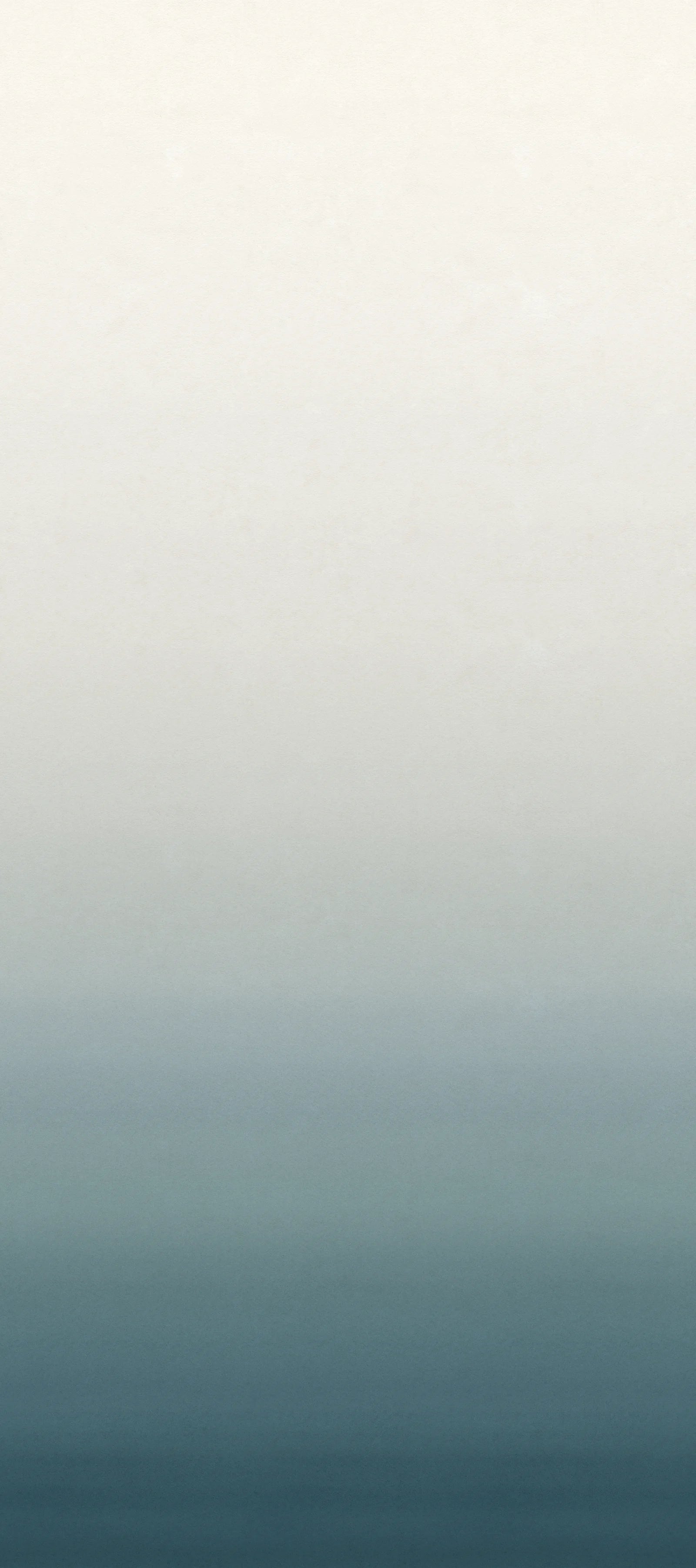 Skymning wall mural by Sandberg, flat panel of the ombré sky graduating from cream to soft teal blue