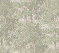 Charles wallpaper by Sandberg – forest & woodland design, Light Green – flat swatch showing the repeat, view 5