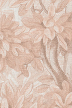 Charles wallpaper by Sandberg – forest & woodland design, Pink – Blush – close-up of the print and texture, view 2