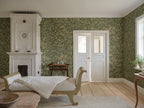 Linnea Mural wall mural by Sandberg – floral design, Green – styled in a room setting, view 3