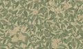 Linnea Mural wall mural by Sandberg – floral design, Green – flat swatch showing the repeat, view 2