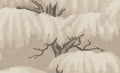 Alba Mural wall mural by Sandberg – forest & woodland design, Beige – flat swatch showing the repeat