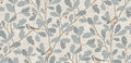 Waldemar wallpaper by Sandberg – botanical design, Light Blue – flat swatch showing the repeat, view 2
