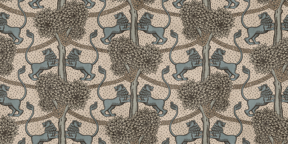 Leopold wallpaper by Sandberg – animals design, Beige