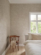 Eden Mural wall mural by Sandberg – animals design, Beige – Sandstone – styled in a room setting, view 8