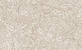 Eden Mural wall mural by Sandberg – animals design, Beige – Sandstone – flat swatch showing the repeat, view 4