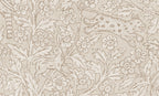 Eden Mural wall mural by Sandberg – animals design, Beige – Sandstone – flat swatch showing the repeat, view 4