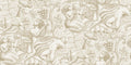 Baccus wallpaper by Sandberg – monochrome design, Beige – Sand – flat swatch showing the repeat, view 4