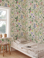 Tree of Life Mural wall mural by Sandberg – Pastel colourway, styled in a second room setting