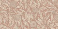 Olof Mural wall mural by Sandberg in Terracotta, flat swatch showing the repeat