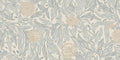 Olof Mural wall mural by Sandberg in Misty Blue, flat swatch showing the repeat