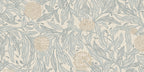 Olof Mural wall mural by Sandberg in Misty Blue, flat swatch showing the repeat