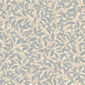 Jonas wallpaper by Sandberg in Misty Blue, flat swatch showing the repeat