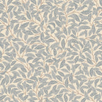 Jonas wallpaper by Sandberg in Misty Blue, flat swatch showing the repeat
