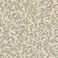 Jonas wallpaper by Sandberg in Garden Green, flat swatch showing the repeat