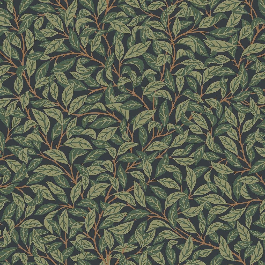 Jonas wallpaper by Sandberg in Charcoal, flat swatch showing the repeat