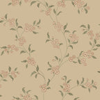 Smilli wallpaper by Sandberg in Clay, flat swatch showing the repeat