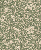 Linnea wallpaper by Sandberg in Forest Green, flat roll swatch