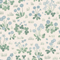Bellis wallpaper by Sandberg in Misty Blue, flat swatch showing the repeat